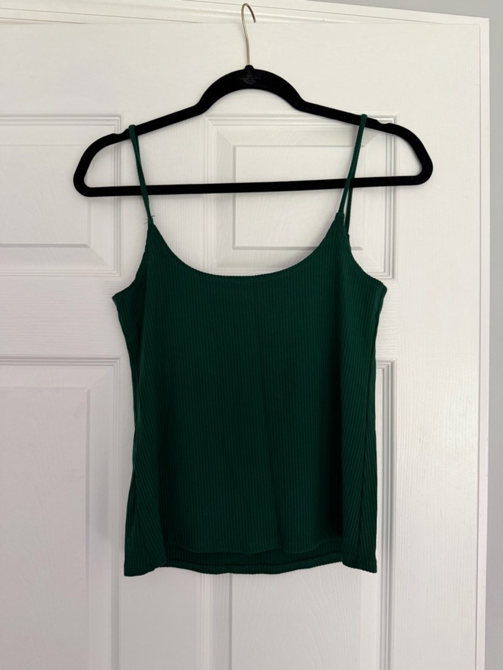 Reformation Deep Green Ribbed Camisole - Picture 3 of 3